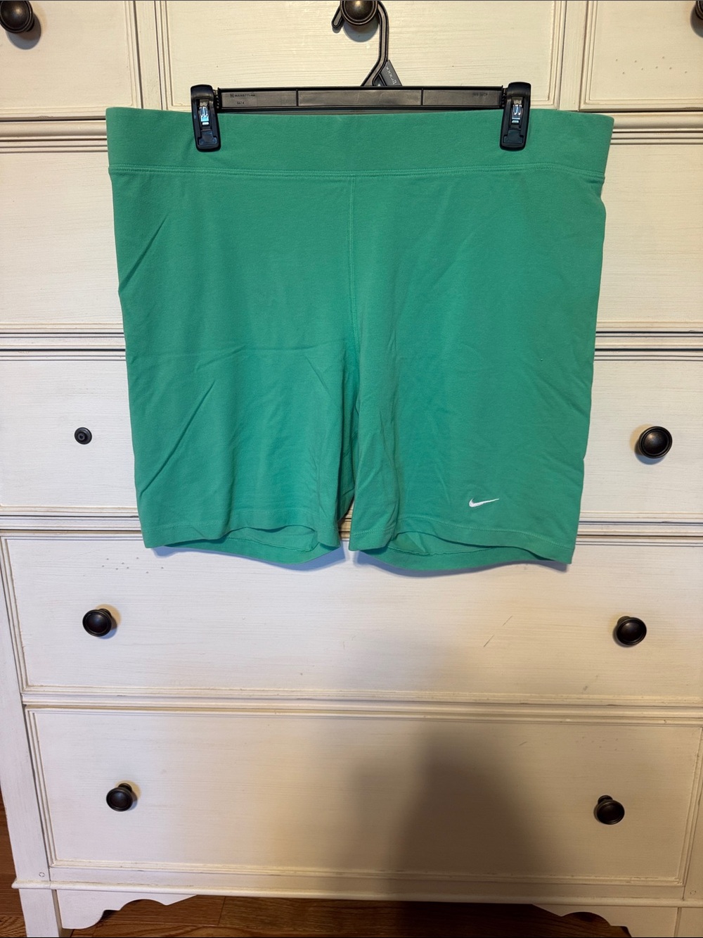Nike Women's Green Athletic Bike Shorts